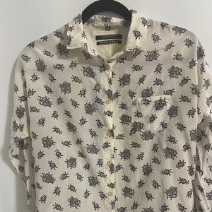 Scotch & Soda long Sleeve Floral Shirt